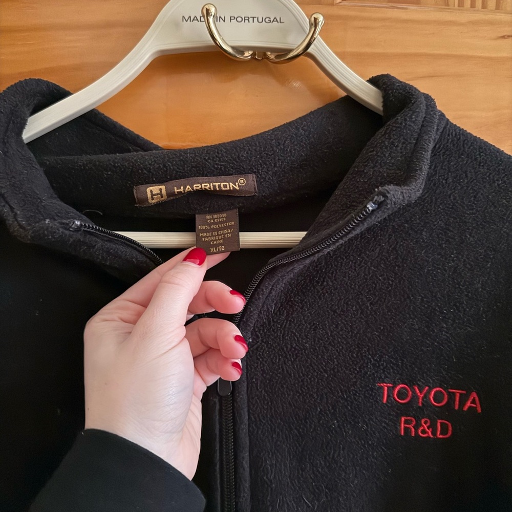 Toyota R&D Black Fleece Jacket